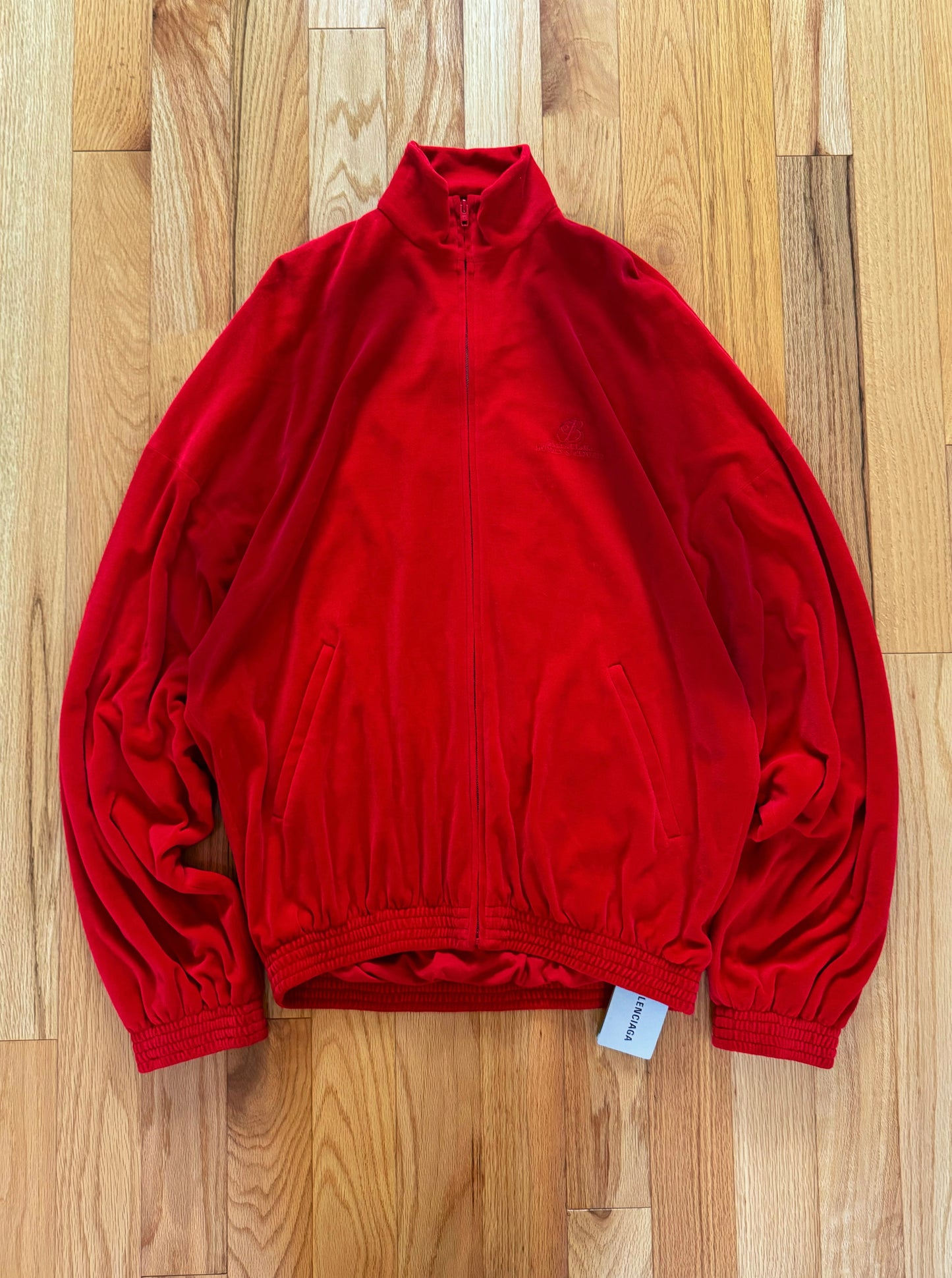 SS2021 Balenciaga ‘Hotels & Resorts’ Velour Track Jacket