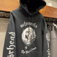 AW2020 Vetements ‘Motorhead’ Black Oversized Heavy Cotton Hoodie