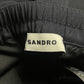 Sandro Black Drawstring Shorts