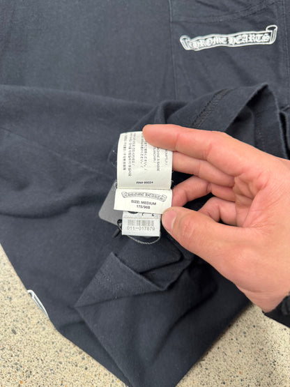 Chrome Hearts Cemetery Cross Flood Long Sleeve Shirt