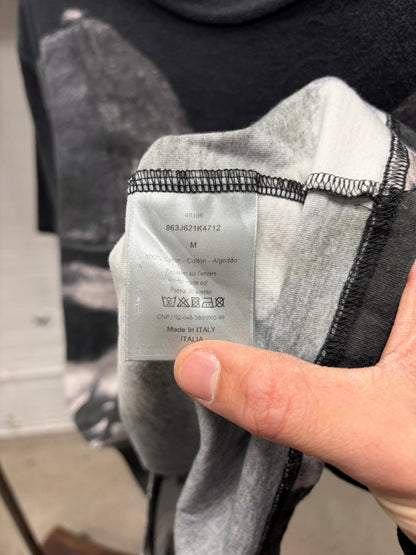 Spring Summer 2018  Dior Homme x Francois Bard ‘Surrealist’ Black Graphic T-Shirt