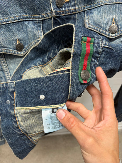 2000s Gucci Selvedge Denim Stripe Detailed ‘Type 1’ Inspired Jacket