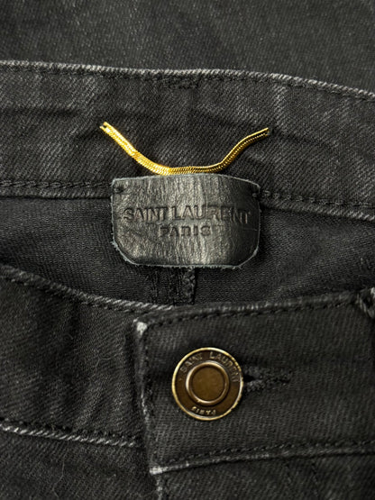 2018 Saint Laurent ‘D05’ Black Skinny Jeans