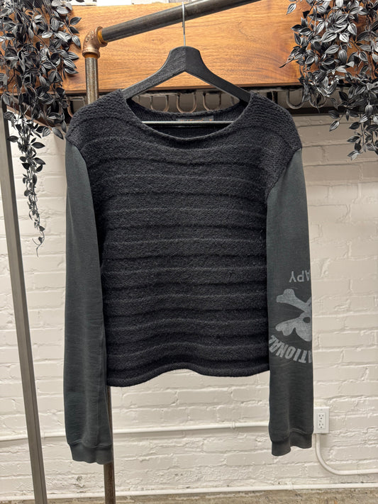 AW2003 Undercover ‘Paper Doll’ Hybrid Knit/Sweatshirt