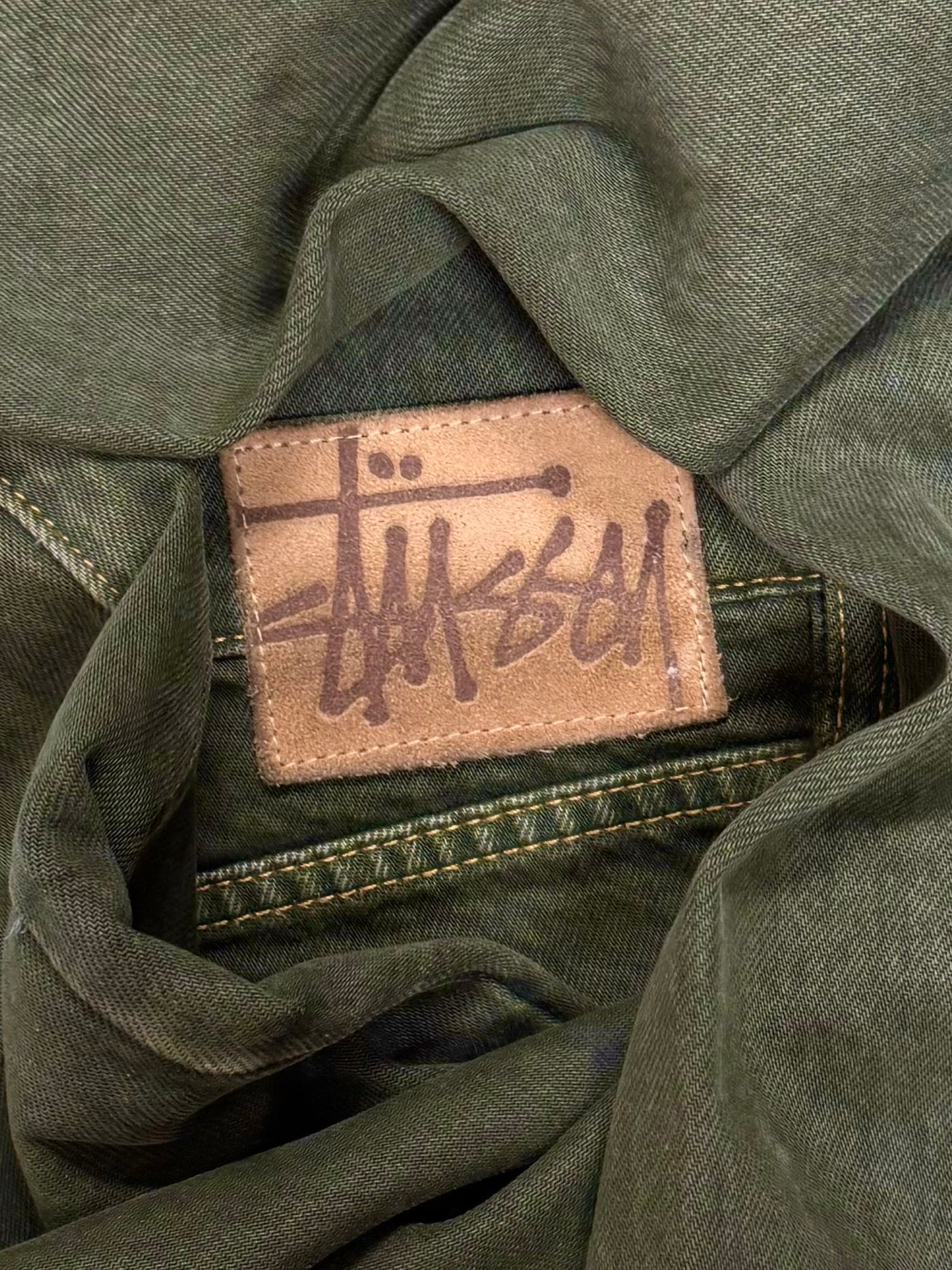 Stussy Wide Leg ‘Forest Green’ Classic Cut Denim