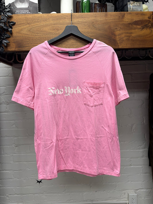 Number (N)ine ‘New York’ Pocket Slogan Short Sleeve T-Shirt
