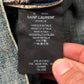 2015 Saint Laurent by Hedi Slimane ‘D02’ Distressed Blue Skinny Denim