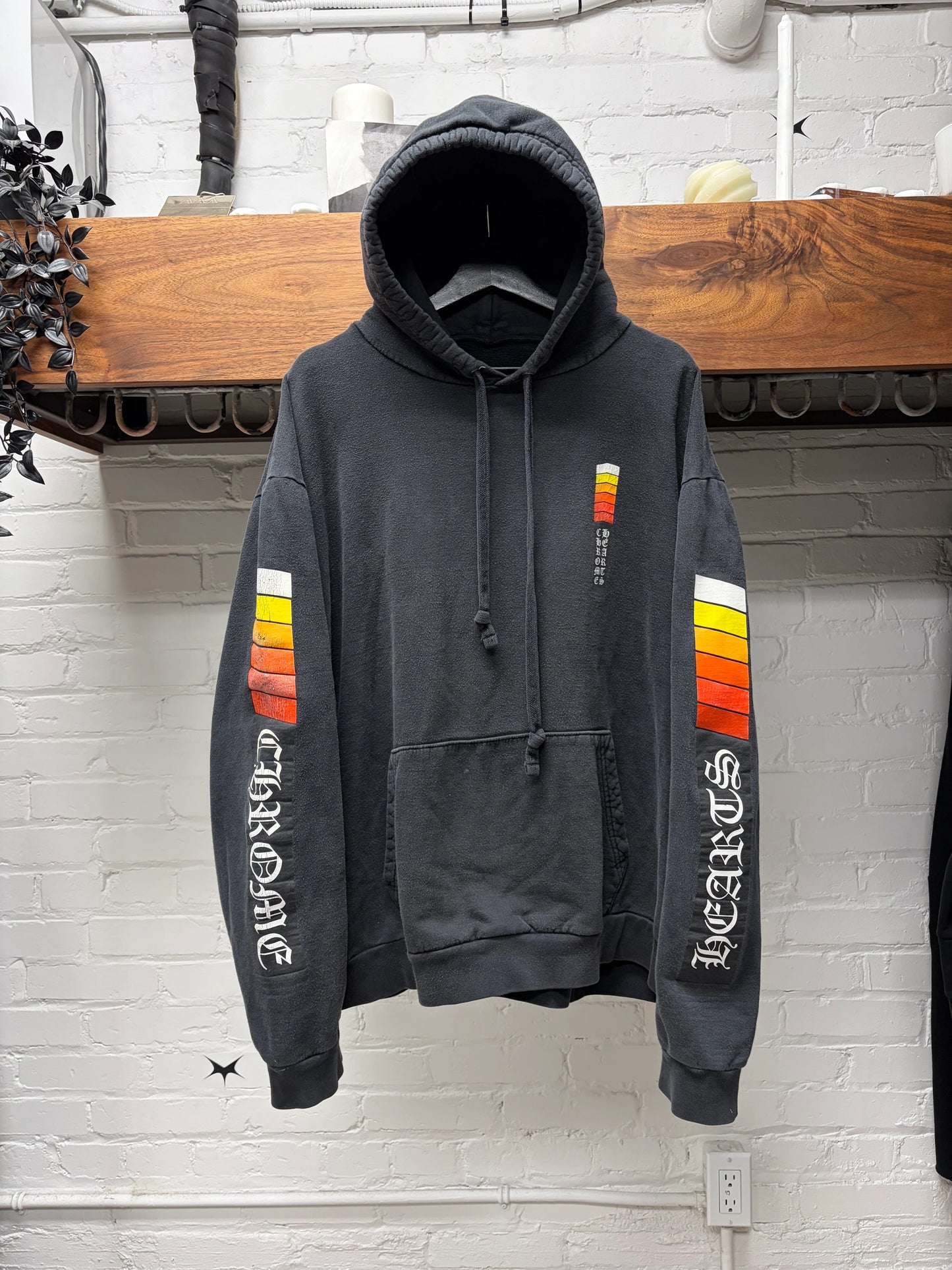 Chrome Hearts ‘Boost Logo’ Black Pullover Hoodie