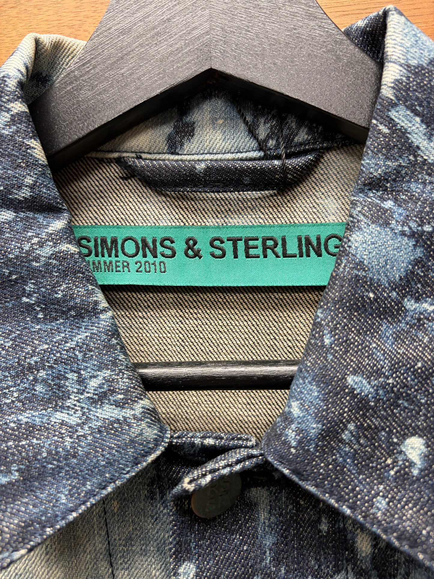 SS2010 Raf Simons x Sterling Ruby ‘Crystal Blue’ Denim Jacket