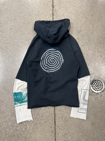SS2006 Undercover ‘Klaus’ Thrash Distressed Hybrid Hoodie