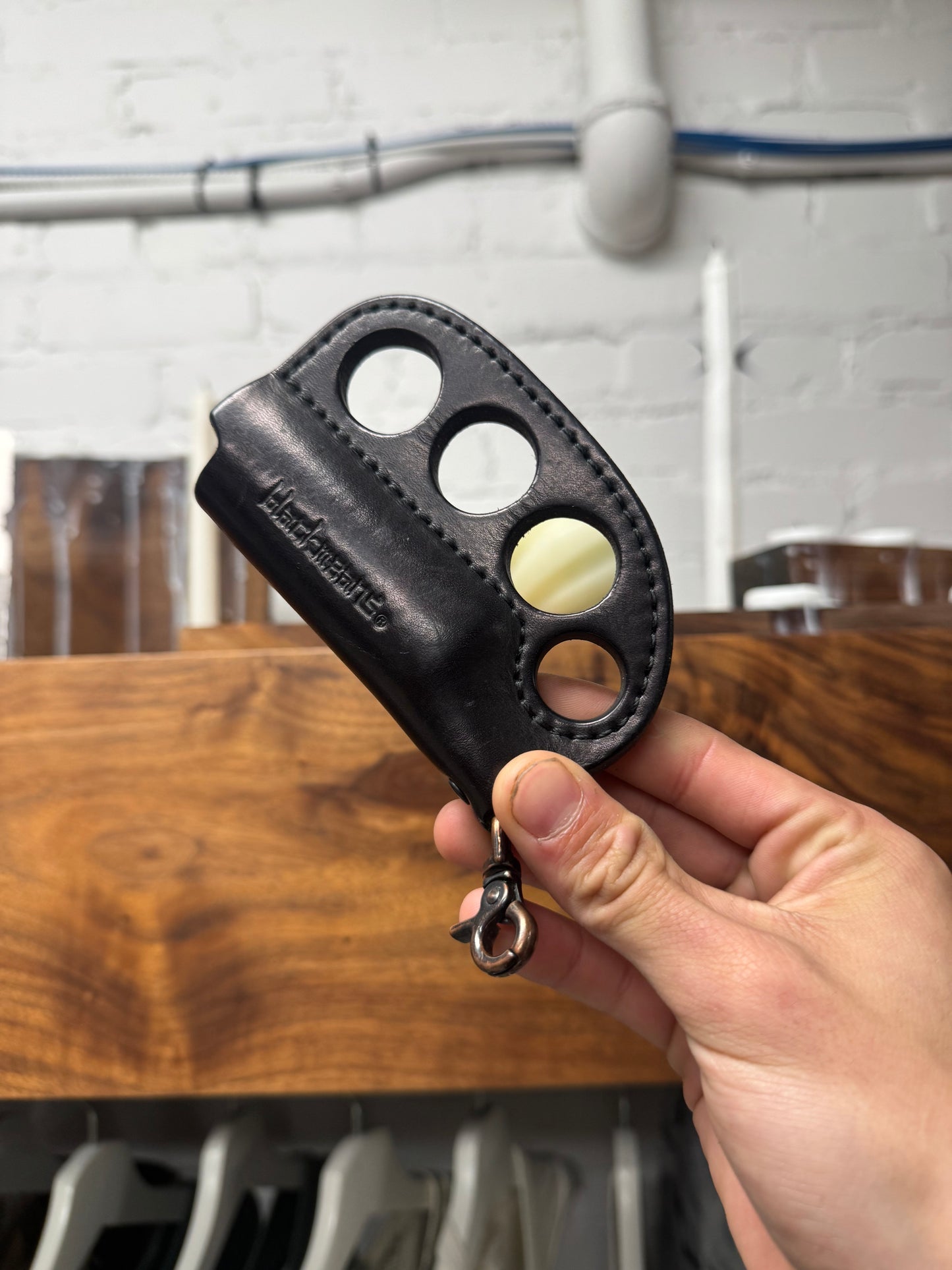 Blackmeans ‘Knuckle Duster’ Leather Lighter Case