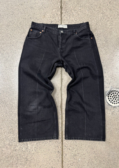 2016 Balenciaga 3/4 Length Wide Leg Denim