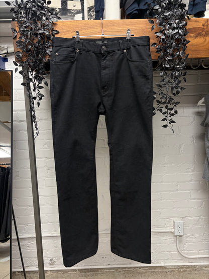 2022 Balenciaga Black Bootcut/Straight Leg Denim
