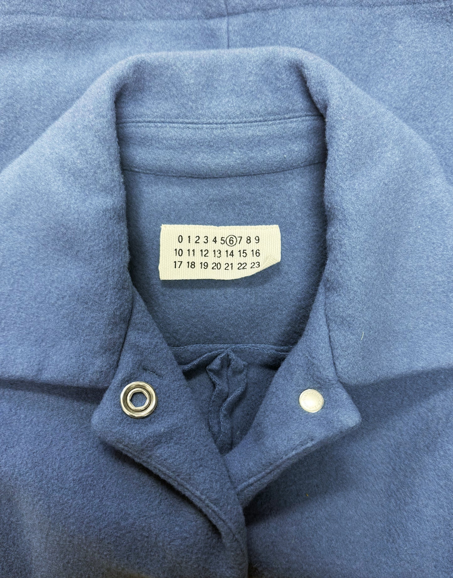 Maison Margiela ‘Dust Blue’ Wool Coaches Jacket