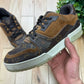 Louis Vuitton Brown Leather/Suede Low Top LV Trainers