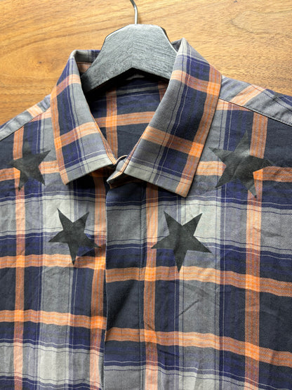 AW2016 Givenchy by Ricardo Tisci ‘Stars’ Plaid Button Up Shirt