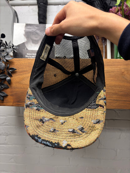 SS2016 Saint Laurent by Hedi Slimane ‘Moon Landing’ American Flag Trucker Hat