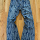 Spring Summer 2024 Kapital 14 Ounce ‘Feather’ Jacquard Weave Flared Denim.