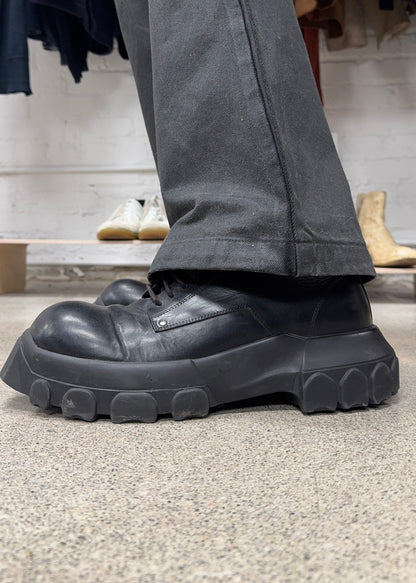 Rick Owens ‘Tractor’ Platform Sole Leather Derbies