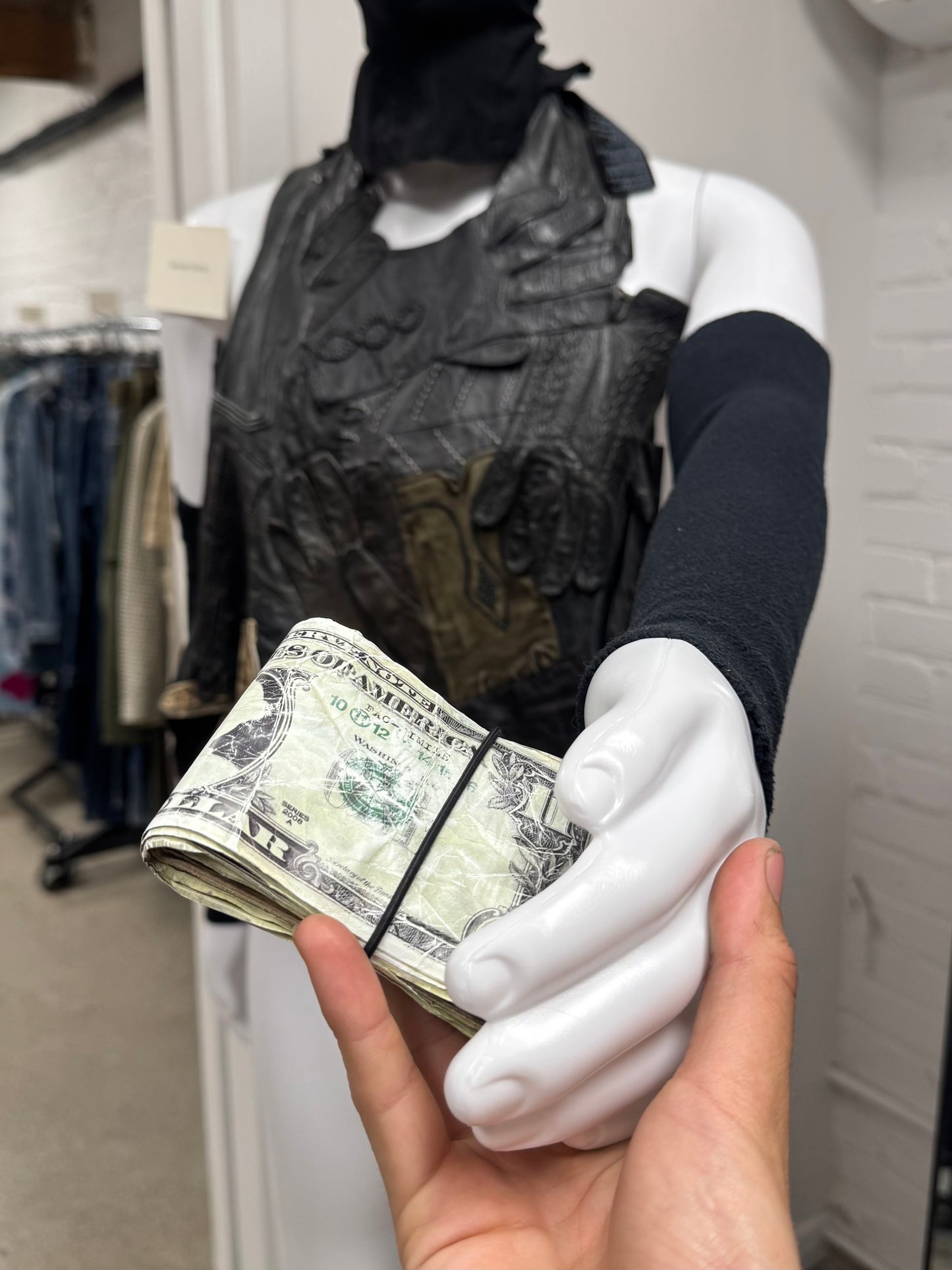 SS2008 Maison Martin Margiela ‘$11 Dollar Bill’ Bifold Wallet