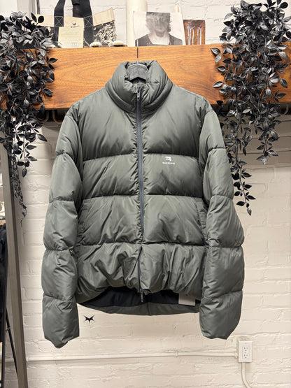 Balenciaga ‘Sports Icon Logo’ Black Down Filled Puffer Jacket