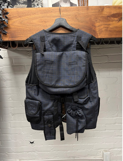SS2019 Junya Watanabe Plaid Tactical Cargo Vest