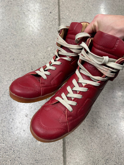 2012 Maison Margiela x H&M Leather G.A.T. High Top Sneakers
