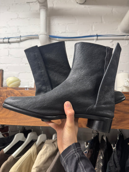 Maison Margiela ‘Tabi’ Split Toe Leather ‘Low Heel’ Boots