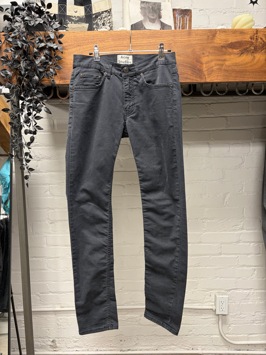 Acne Studios ‘Ace UPS’ Faded Black Skinny Jeans