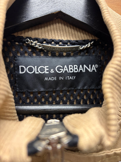 2000s Dolce & Gabbana Mainline Multi Zip Cargo Jacket with Mesh Interior Liner