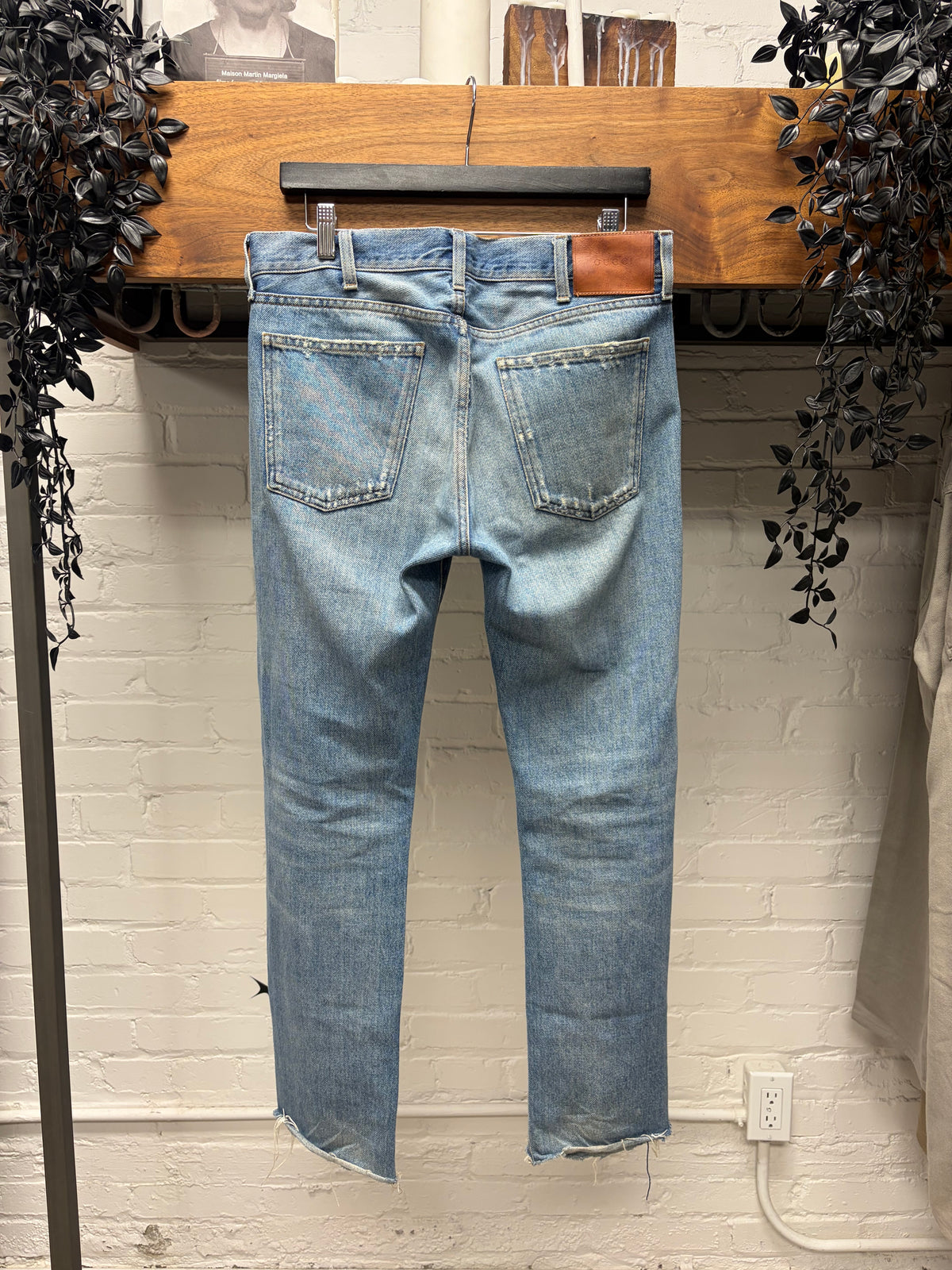 Gucci Dirt Washed Blue Bootcut Denim