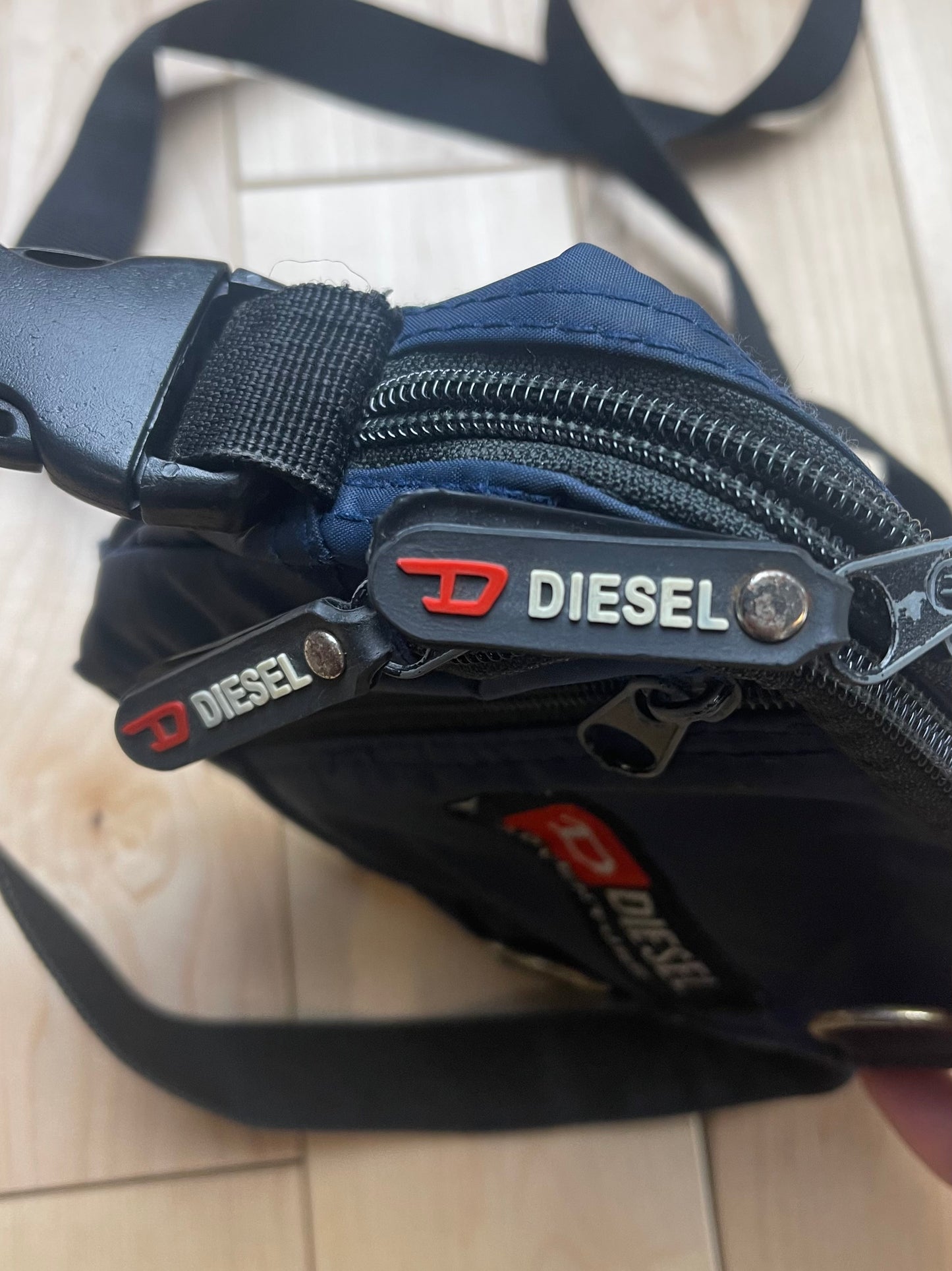 Diesel Sport Crossbody Navy Blue Sling Bag