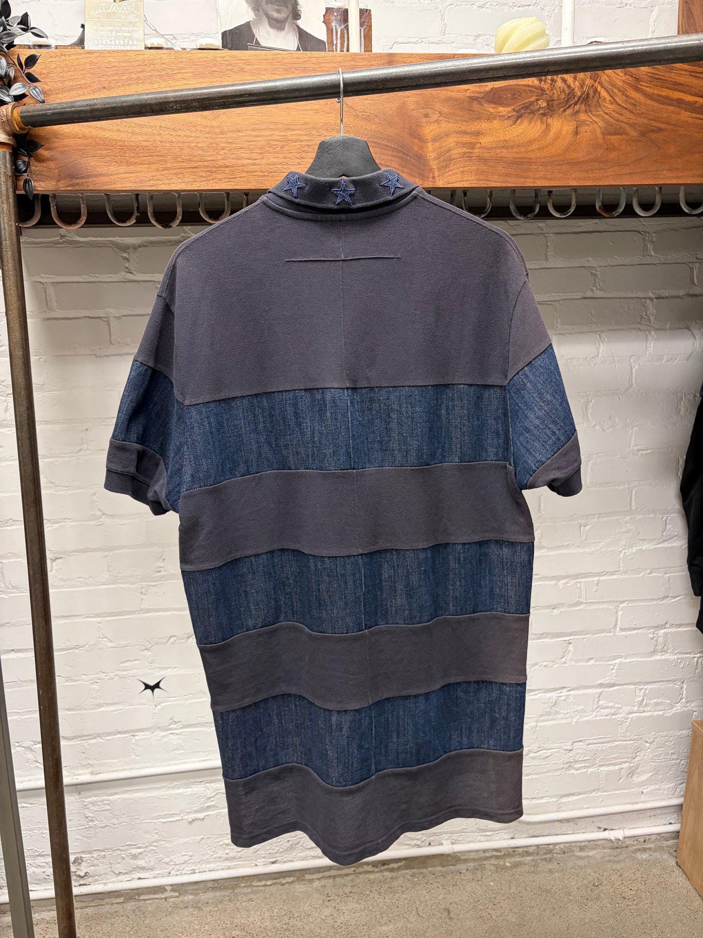 AW2012 Givenchy by Ricardo Tisci Denim ‘Stars’ Oversized Polo