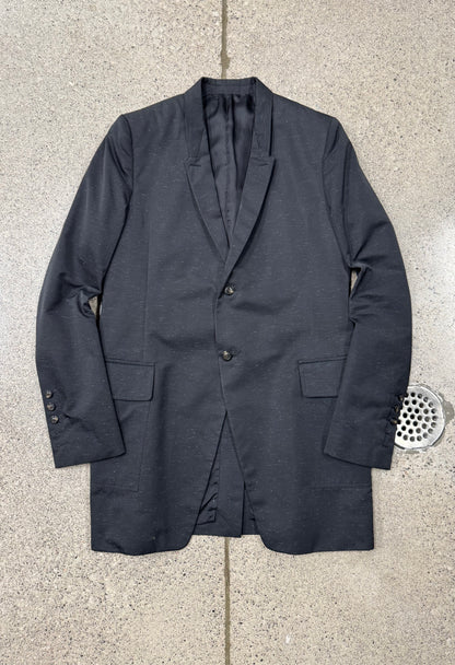 SS2019 Rick Owens ‘Babel’ Speckled Black Blazer