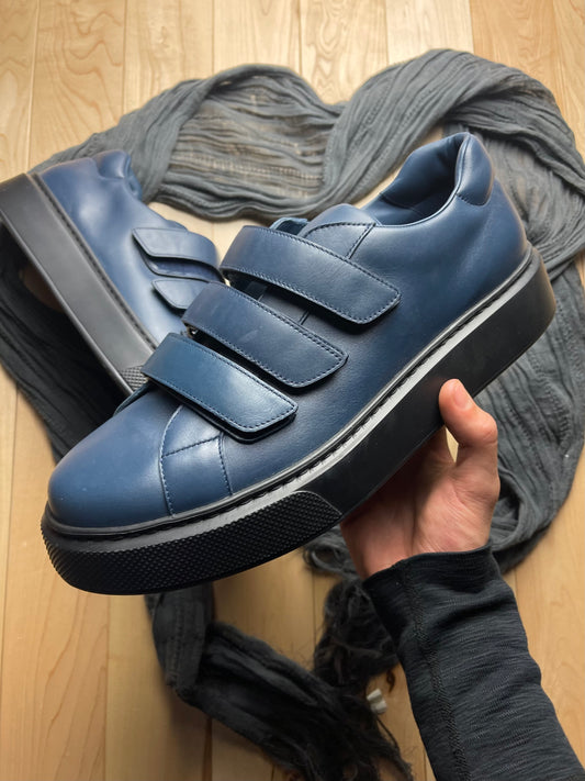 Prada Sport Platform Sole Velcro Strap Sneakers