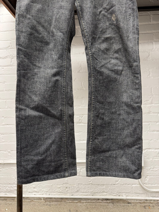 1998 Helmut Lang ‘Stone Wash’ Grey Bootcut Denim