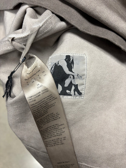 Rick Owens DRKSHDW ‘Magnum Tommy’ Oversized Dust Brown Denim Work Shirt