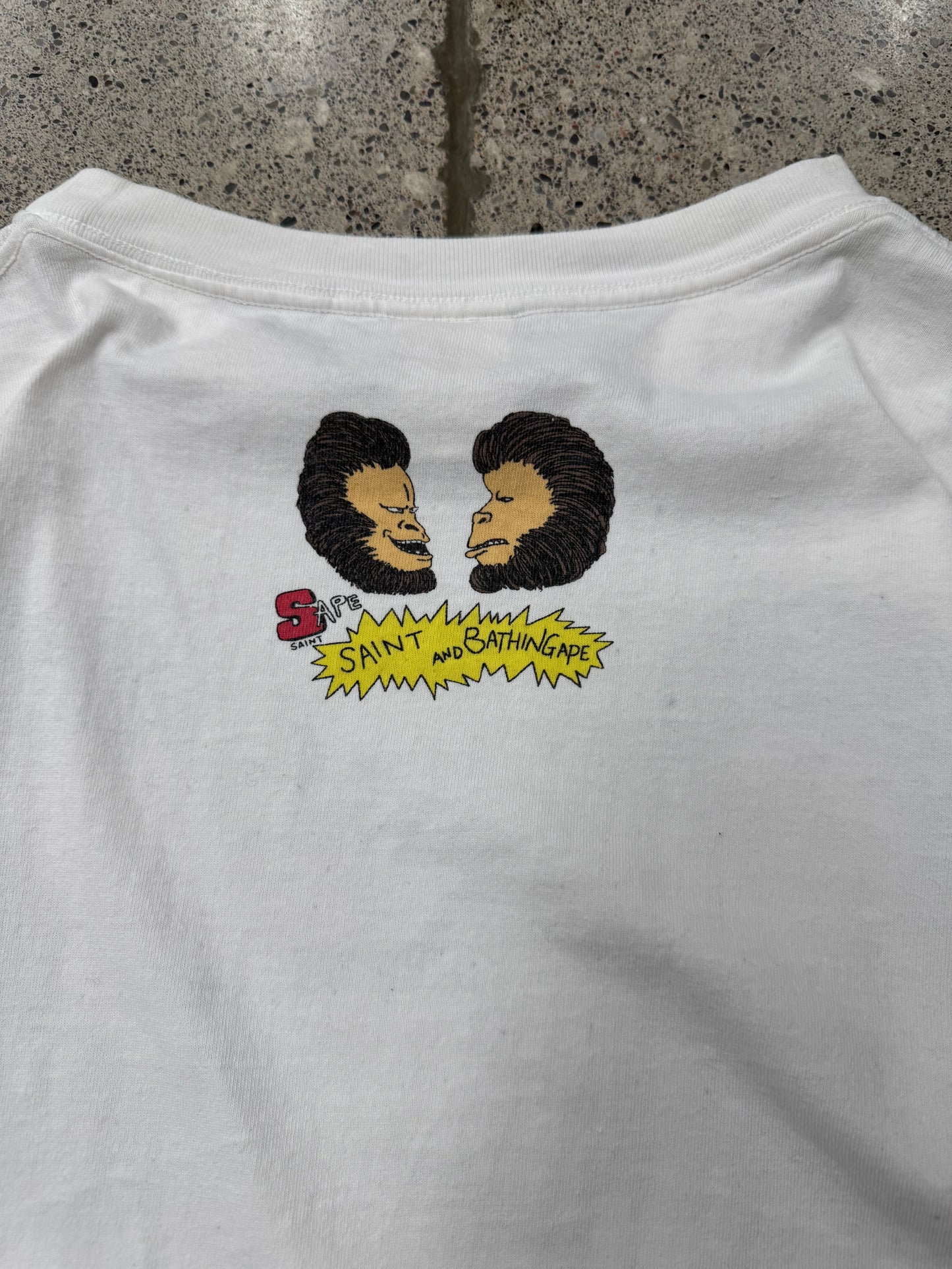 Saint Michael x Bape ‘Beavis & Butthead’ Graphic T-Shirt