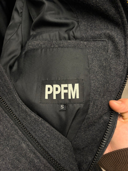 PPFM Military Inspired High Neck Wool Jacket