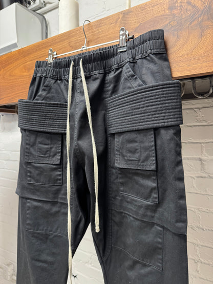 Rick Owens DRKSHDW Black ‘Creatch’ Cargo Pants
