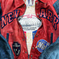 Vintage 90s Avirex Newark Baseball Leather Varsity Jacket