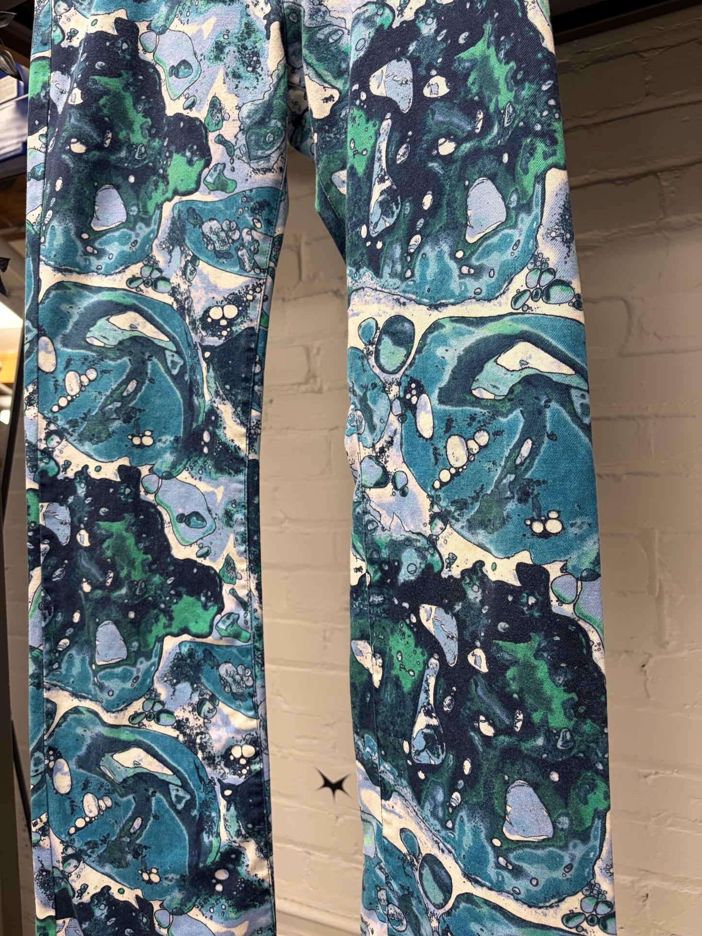 SS2003 Jean Paul Gaultier ‘Bacteria’ Full Print Denim