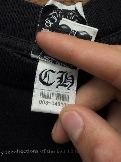 Vintage Chrome Hearts ‘Foti Soldier’ Faded Black Graphic T-Shirt