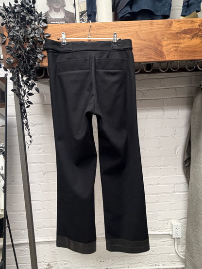 Kiko Kostadinov x Mckintosh Belted Black Low Rise Cashmere Pants