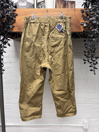 Kapital ‘Easy Beach Go’ Balloon Cut Brown 3/4 Length Pants