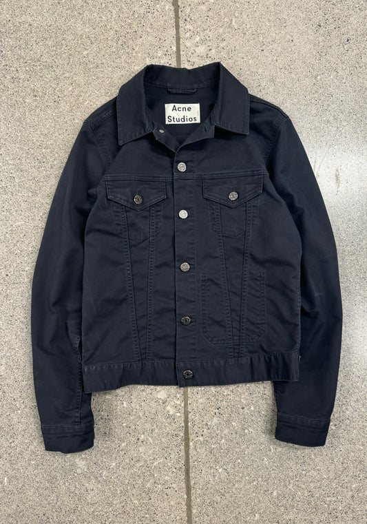 SS2014 Acne Studios ‘Jam Ups’ Black Denim Jacket