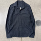 AW2021 Rick Owens ‘Gethsemane’ Mainline Black Cotton Work-Shirt