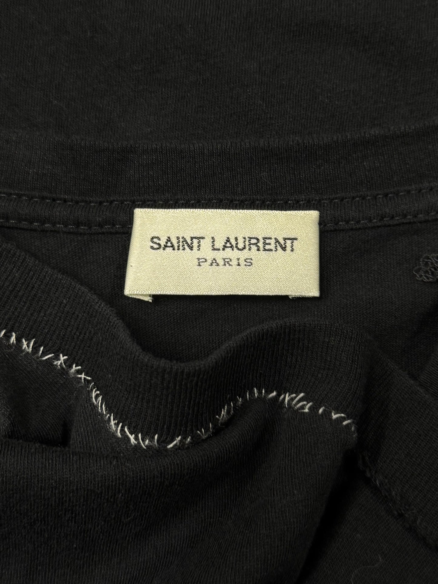 2018 Saint Laurent ‘Dead Bird’ Graphic T-Shirt
