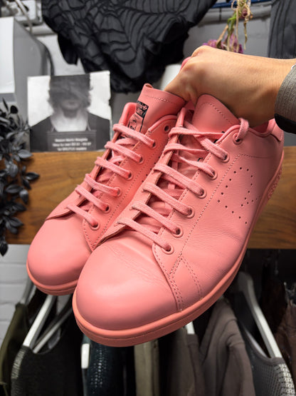 Raf Simons x Adidas ‘Stan Smith’ Pink Low Top Court Sneakers