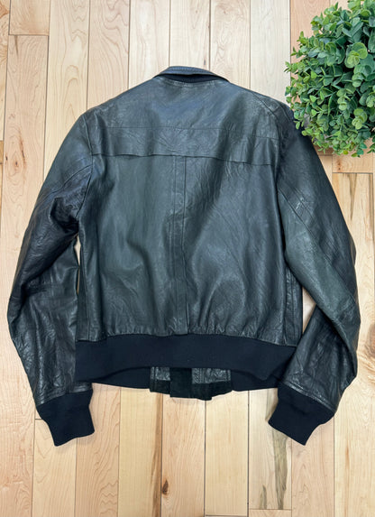 Yohji Yamamoto Y’s Kangaroo Leather Zip-Up Jacket